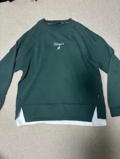 KANGOL レイヤード風スウェット グリーン