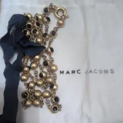 MARC JACOBS ゴールドボールチェーンモチーフネックレス