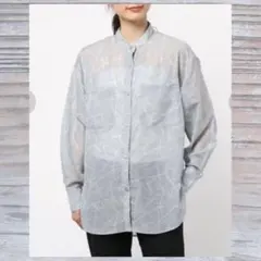 LOWRYS FARM シルキーシアーロングシャツ