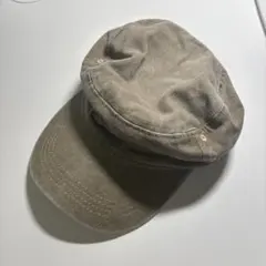 ワークキャップ ベージュ 無地 シンプルのサムネイル