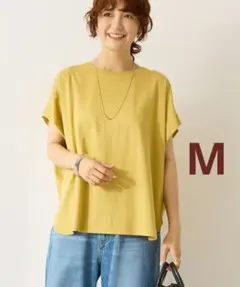 AMERICANHOLIC 接触冷感フレンチスリーブカットプルオーバー　M