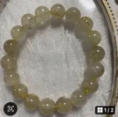 金運招福 ✨✨タイチンルチルクォーツブレスレット✨✨約11mm
