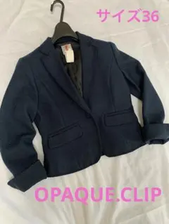 クリーニング済オペークドットクリップ　セレモニージャケットS入卒園七五三入学卒業