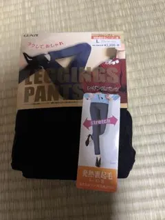 グンゼ Tuche 裏起毛フルレングス丈 Lサイズ ブラック