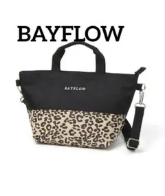 ベイフロー BAYFLOW 2WAYショルダーバッグ レオパード