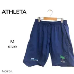 ★美品★ATHLETA ハーフパンツ サッカー フットサル M ネイビー