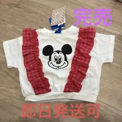 しまむら　アイリ　ミッキーマウス Tシャツ 90cmのサムネイル