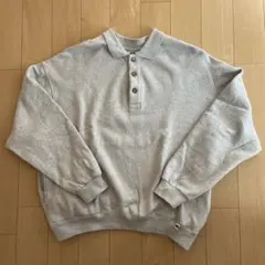 ヘンリーネック スウェット