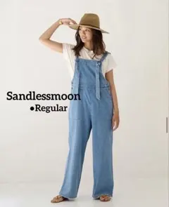 【美品】Sandlessmoon デニムサロペット Regular