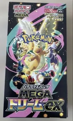 ポケカ MEGAドリームex 新品未開封シュリンク、納品書あり MEGAドリームex メガドリームex 1カートン未開封 シュリンク付き 初版