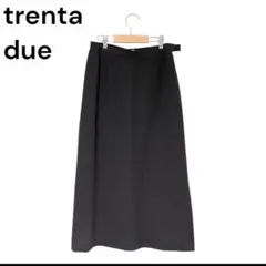 trenta due ブラックロングスカート