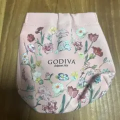 GODIVA オリジナルポーチ 花柄 ピンクのサムネイル