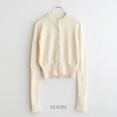 THE SHINZONE ロングリブカーディガン アイボリー