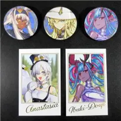 計5個 FGO Fes. 2025 ポートレイトコレクション&霊基召喚缶バッジ