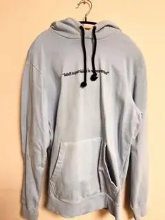 diesel フード付きパーカー　水色