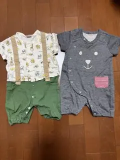 プティマイン　ロンパース　2枚セット　70