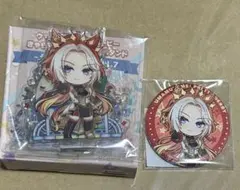 ウマ娘　オルフェーヴル　きゃらふぃーゆ　アクリルスタンド　特典缶バッジ