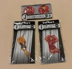 ハイキュー!! 一番くじ アクリルキーホルダー 缶バッジ