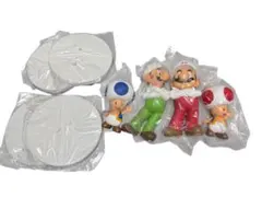 マリオ フィギュアセット プレート付き