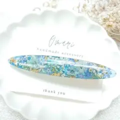 1903＊ハンドメイド♡押し花のヘアクリップ