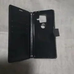 黒い手帳型スマホケース