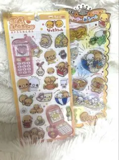 なっとうちゃん平成ハッピーフォン&キラキラウォーターシールセット