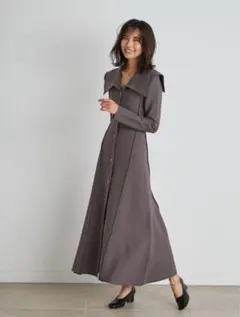 【大幅値下げ】snidel ビッグカラーホールワンピース