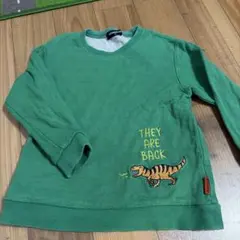 klädkäp 恐竜　デザイン 長袖カットソー 110