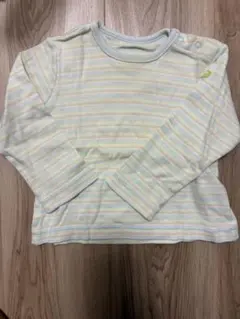 ミキハウス ストライプ 長袖Tシャツ