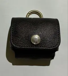 【最終値下げ】COACH レザー AirPodsケース 新品 ラスト1点 最終値下げ】COACH レザーAirPodsケース 新品