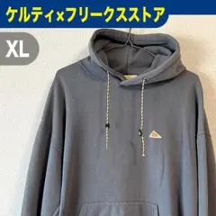 ケルティ×フリークスストア 別注 ワンポイント ヴィンテージロゴ パーカー L