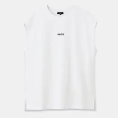 PLSTプラステ★エンブロイダリーロゴTシャツ（接触冷感）