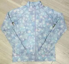 ラッシュガード　長袖　女の子　140　水色