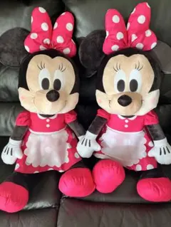 ディズニー　ミニー　赤いほっぺ　スーパーラージぬいぐるみ　GO FOR IT!②