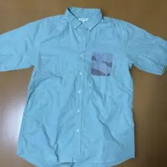 [美品]GLOBAL WORK メンズ半袖シャツXL
