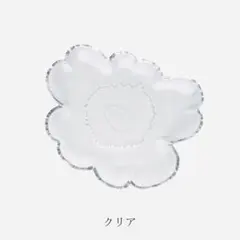 マリメッコ　ガラスプレート　20cm クリア　marimekko　Unikkoのサムネイル