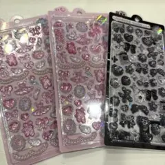 正規品　新作　ボンボンドロップシール バレエコア ブラックリボン　クーリア