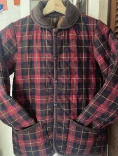 LAVENHAM ジャケット 赤・ブラウンチェック