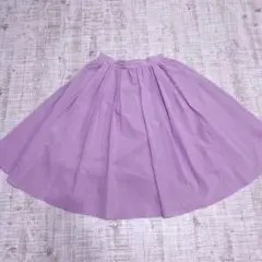 ロペピクニック フレアスカート ピンク ポリエステル 上品 オフィス デートのサムネイル