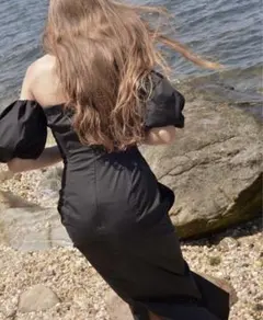 sayakadavis Twisted puffsleeve dress