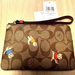 コーチ　ねこ　ネコ　ポーチ　マルチポーチ