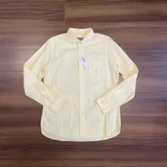 【タグ付き】MACKDADDY オックスフォードシャツ　L 丸襟　ストリート