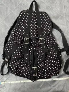 平成女児　リュック　ピンク　水玉　ドット