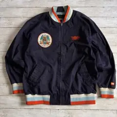 エコーアンリミテッド 刺繍ロゴナイロンジャケット XL ゆるダボビッグシルエット