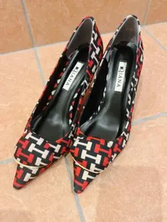 DIANA 幾何学模様 ハイヒール 23.5