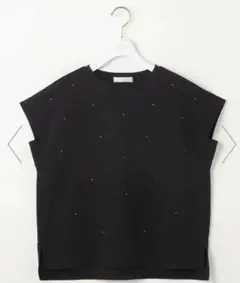 オンワード/any SiS 半袖 ビジュー付き カットソーのサムネイル