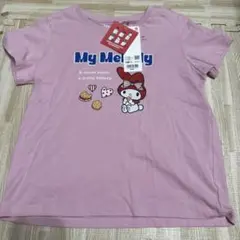 値下げ❣️新品　UNIQLO My Melody Tシャツ 140cm ピンク