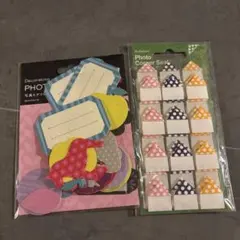 デコレーションシールとマスキングシールセット