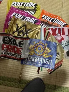 EXILE EXILE TRIBE ライブフラッグ まとめ売り11本、アツシソロのサムネイル