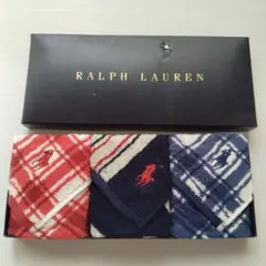 ラヴィッ子様専用　RALPH LAUREN　未使用ハンカチ３枚セット